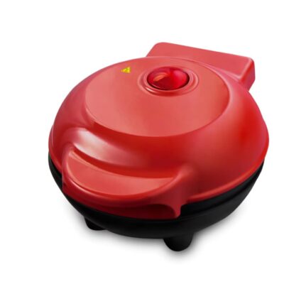 Aparat pentru preparat mini waffe/gofre, AT PERFORMANCE®, 350W, Placi antiaderente, Indicator luminos, Rosu - Aparate de gatit & desert - atMag.ro