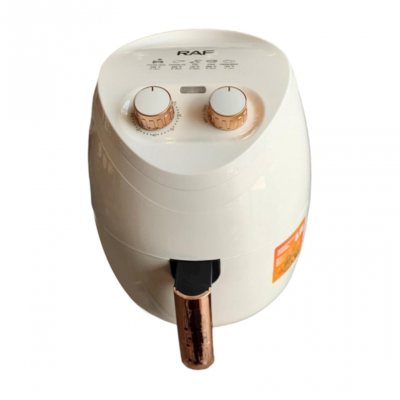 Friteuza electrica profesionala Air Fryer alb, AT PERFORMANCE®, RAF Air Fryer 5.8L 1500W Manual, Multi-Purpose, 360 Air Circulation R.5232 - Gatit sanatos si eficient pentru intreaga familie - Friteuze - atMag.ro