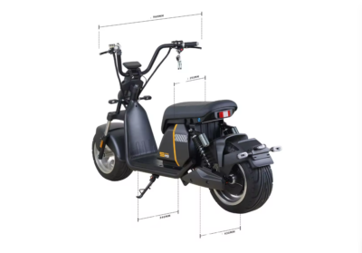 Scuter electric, AT PERFORMANCE®, 2000W cu baterie litiu, pentru adulți 60V 20AH, disponibil pe culoarea galbena, viteza maxima 65km/h - Scutere Electrice, Trotinete Electrice si Accesorii - atMag.ro