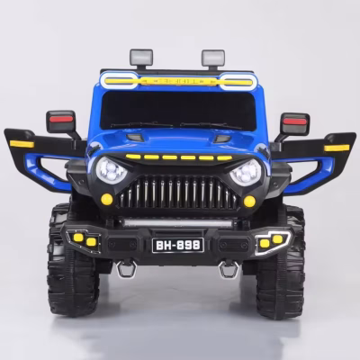 Masinuta de teren, AT PERFORMANCE®, electrica cu telecomanda si Funcția de muzică, Albastru. - Jucarii si jocuri educative - atMag.ro