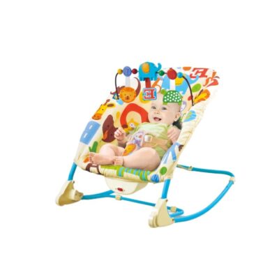Balansoar si scaun, AT PERFORMANCE®, 3 in 1 cu Spatar reglabil, sunete si vibratii calmante pentru bebelusi si copii, Albastru. - Balansoare, leagane si hamace bebelusi - atMag.ro