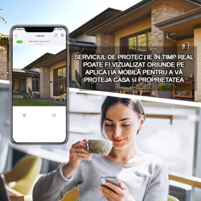 Kit supraveghere video AHD, AT PERFORMANCE®, Full HD - NVR si 4 camere exterior 5MP full HD 1080P - Camere de supraveghere si accesorii - atMag.ro