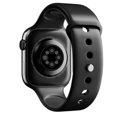 Ceas smartwatch seria 7 compatibil Android si IOS, notificari apeluri, mesaje, Display color 1.7, monitorizare ritm cardiac, tensiune arteriala, functie Oximetru, masurare pasi, calorii, negru ws17. - Smartwatch-uri - atMag.ro