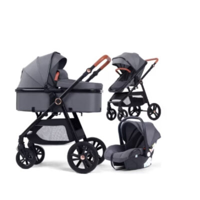 Carucior Pentru Bebelusi, AT PERFORMANCE®, 3 in 1, Pliabil, Usor, cu Sezut reversibil, Scoica, Functie Sport, 0-36 luni - Carucioare si sisteme transport bebe - atMag.ro