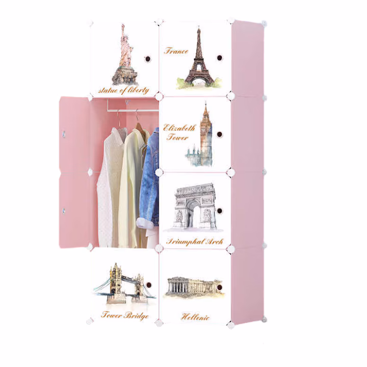 Dulap modular pentru copii, AT PERFORMANCE, 8 rafturi, rezistent, 76X37X147 cm, monumente - Camera copilului - atMag.ro Dulap modular pentru copii, AT PERFORMANCE, 8 rafturi, rezistent, 76X37X147 cm, monumente - Camera copilului - atMag.ro