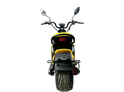 Scuter electric, AT PERFORMANCE®, 2000W cu baterie litiu, pentru adulți 60V 20AH, disponibil pe culoarea galbena, viteza maxima 65km/h - Scutere Electrice, Trotinete Electrice si Accesorii - atMag.ro