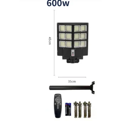 Lampa Solara Stradala LED, Senzor de lumina si miscare, AT PERFORMANCE, 600W. - Articole solare camping - atMag.ro