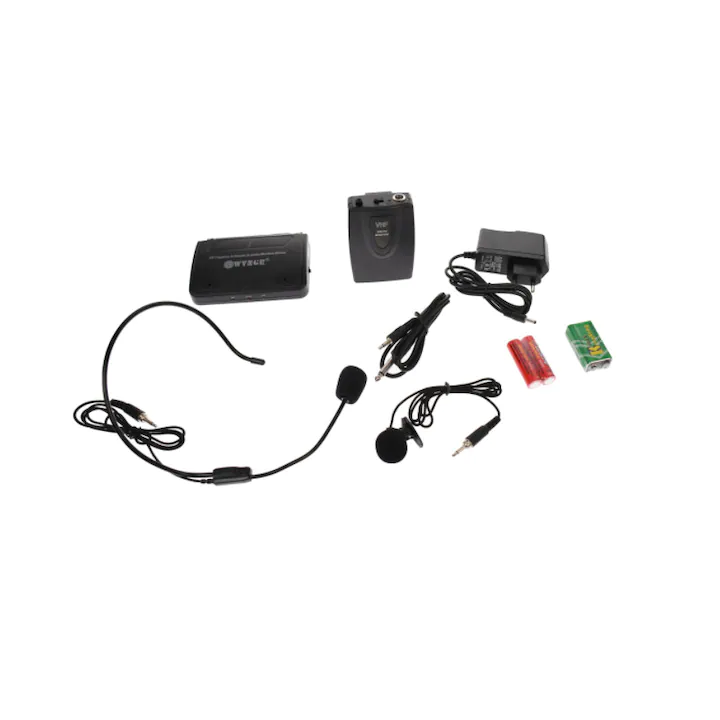 Microfon Wireless AT PERFORMANCE®, cu Lavaliera, Receptor, Usor de Folosit, Multifunctional, Design Modern, Ergonomic, Accesorii Inlcuse, Negru - Audio HI-FI si Profesionale - atMag.ro Microfon Wireless AT PERFORMANCE®, cu Lavaliera, Receptor, Usor de Folosit, Multifunctional, Design Modern, Ergonomic, Accesorii Inlcuse, Negru - Audio HI-FI si Profesionale - atMag.ro