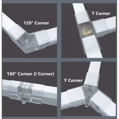 Aplica LED Hexagon HoneyComb, 14 Hexagoane, garaj atelier barbershop 4840x2430cm, 672W, 70000 lumeni, AT PERFORMANCE® - Auto - atMag.ro