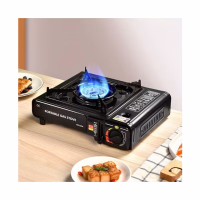 Mini aragaz camping portabil, Aprindere automata, 2.5Kw, AT PERFORMANCE, negru - Electrocasnice & Climatizare - atMag.ro