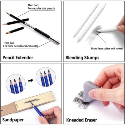 Set de arta, AT PERFORMANCE, de lux, pentru desen perfect, profesional, de 51 buc - Altele - atMag.ro