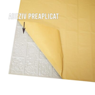 Set x5 Role Tapet 3D, autoadeziv/autocolant, AT PERFORMANCE®, spuma moale, design modern, pentru interior, usor de curatat, rezistent la apa, 68cmx2.8m, model fluturi, mov/alb - Tapet - atMag.ro