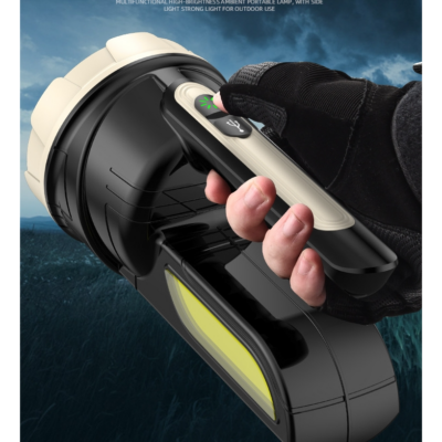 Lanterna Led Profesionala, AT PERFORMANCE®, TD-1500A, 30W, lumina laterala COB, incarcare de tip C, carcasa abs, cablu USB - Lanterne - atMag.ro