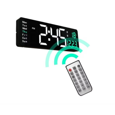 Ceas de masa GH-0712L, afisaj temperatura, ora 12/24 h, 17 cm lungime - Ceasuri decorative - atMag.ro