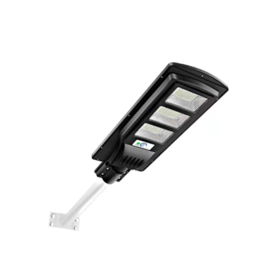 Lampa Solara LED stradala, AT PERFORMANCE, 150W, Corp Iluminat Exterior, Incarcare Solara, Panou Solar Incorporat, Senzor de Lumina si Telecomanda, Suport inclus - Lampi solare - atMag.ro