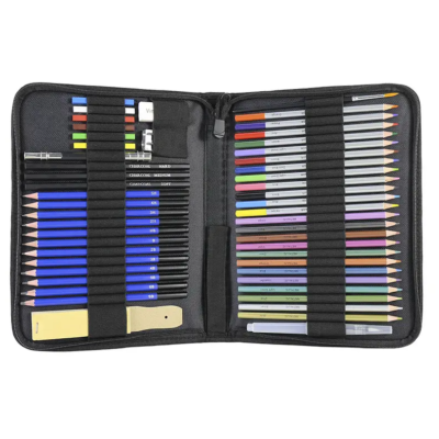 Set de arta, AT PERFORMANCE, de lux, pentru desen perfect, profesional, de 51 buc - Altele - atMag.ro