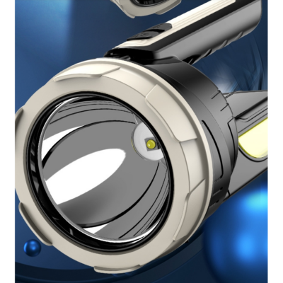 Lanterna Led Profesionala, AT PERFORMANCE®, TD-1500A, 30W, lumina laterala COB, incarcare de tip C, carcasa abs, cablu USB - Lanterne - atMag.ro