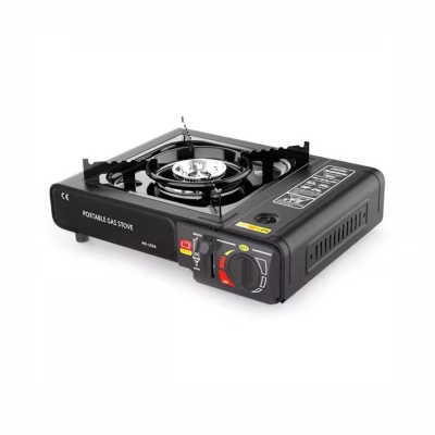 Mini aragaz camping portabil, Aprindere automata, 2.5Kw, AT PERFORMANCE, negru - Electrocasnice & Climatizare - atMag.ro
