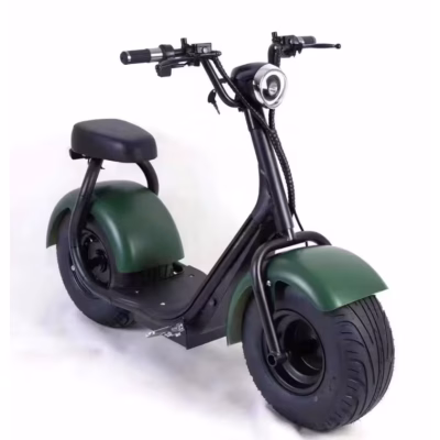 Scuter Electric pentru Adulti, 1500W, AT PERFORMANCE®, Viteza de Pana la 65 km/h, Interval de Incarcare de 40-60 km, verde - Scutere Electrice, Trotinete Electrice si Accesorii - atMag.ro