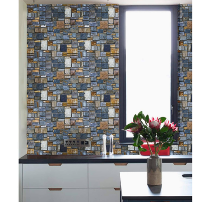 Set 10 x Tapet 3D Autoadeziv, At Performance, design modern, rezistent la apa, usor de curatat, dimensiuni 77x70cm - Tapet - atMag.ro