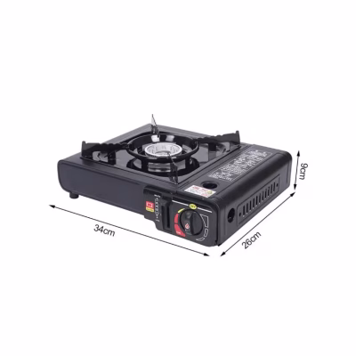 Mini aragaz camping portabil, Aprindere automata, 2.5Kw, AT PERFORMANCE, negru - Electrocasnice & Climatizare - atMag.ro