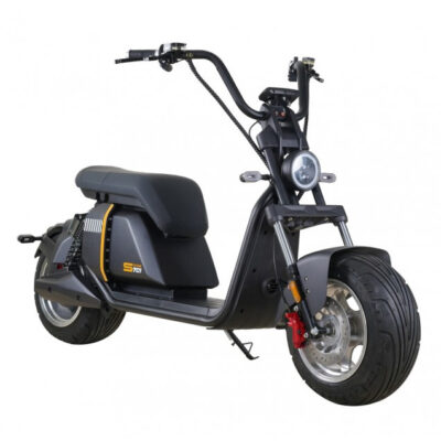 Scuter Electric S-701, AT PERFORMANCE, Motor 2000 W, Autonomie 50 km, Viteza maxima 60 km/h, Acumulator 60 V 20 AH Detasabil, Pentru Doua Persoane, Negru - Scutere Electrice, Trotinete Electrice si Accesorii - atMag.ro