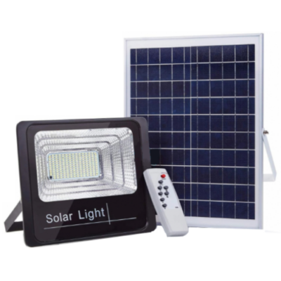 Kit solar, lampa solara cu telecomanda si panou solar IP 66, 300w, SMD LED - Lampi solare - atMag.ro