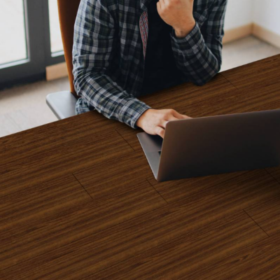 Set 10x Tapet top parchet, AT PERFORMANCE®, suprafata acoperire 1.8 mp, autoadeziv, waterproof, usor de montat, design modern, 30x60 cm, maro - Tapet - atMag.ro