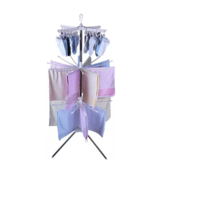 Uscator de rufe vertical, pliabil, At Performance, 3 nivele, 170cm inaltime, usor de instalalat, 24 carlige, 20 tije, Alb - Uscatoare rufe - atMag.ro