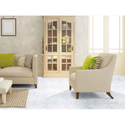 Set x 28 placa autoadeziva, AT PERFORMANCE®, pentru pardoseala sau perete, 10.08 m²/ box, PVC, 60 X 60 cm, Alb Gri - Faianta, gresie si mozaicuri - Placi autoadezive - atMag.ro