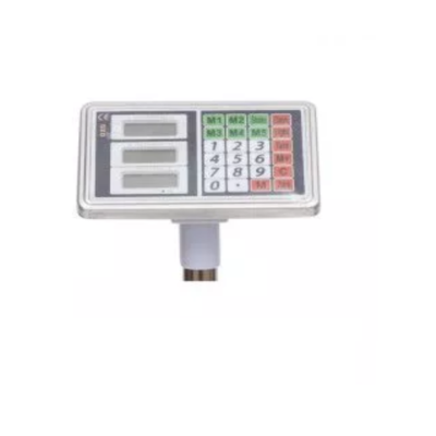 Cantar electronic AT PERFORMANCE, industrial 1000 kg, platforma 60x80 cm, tabla groasa striata, brat - Cantare electronice comerciale - atMag.ro