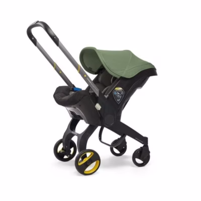 Carucior pentru Bebelusi, Travel, 2 in 1, At Performance, 0-13 kg, 0-18 luni, Negru cu Khaki - Carucioare si sisteme transport bebe - atMag.ro