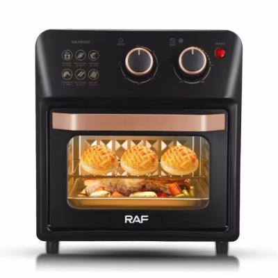 Cuptor electric RAF 5347B, Convectie, AT PERFORMANCE, Lumina interioara, 14 litri, 1250 W, Negru - Aparate de gatit & desert - atMag.ro