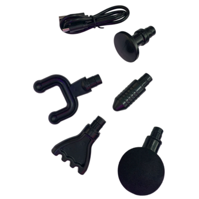 Aparat masaj tip pistol, masaj slabire, anticelulitic, tonifiere, relaxare, 4 trepte de viteza, 1800mAh - Aparate & Accesorii ingrijire personala - atMag.ro