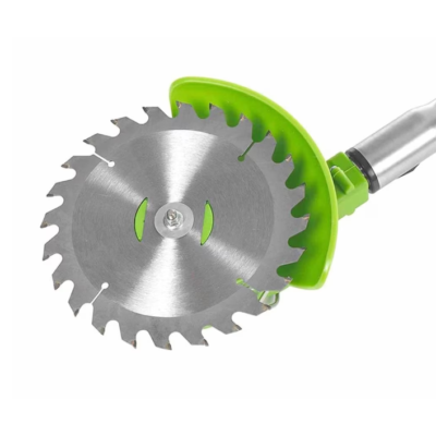 Motocoasa Electrica AT PERFORMANCE Cu Acumulator 24V, Brat Ajustabil, 2 Lame, 1 Disc Pentru Taiere, 18000 RPM, 2-3 Ore Autonomie, Verde - Coase electrice si Motocoase - atMag.ro