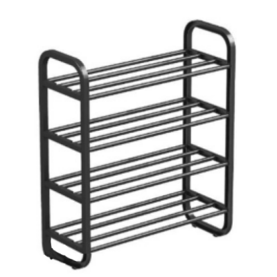 Suport Metalic, Pentru Pantofi, At Performance, Cu 4 Nivele 58x60x 23 cm, Negru - Organizatoare imbracaminte si incaltaminte - atMag.ro