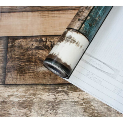 Set x5 Role Tapet 3D, autoadeziv/autocolant, AT PERFORMANCE®, spuma moale, design modern, pentru interior, usor de curatat, rezistent la apa, 68cmx2.8m, model lemn - Tapet - atMag.ro