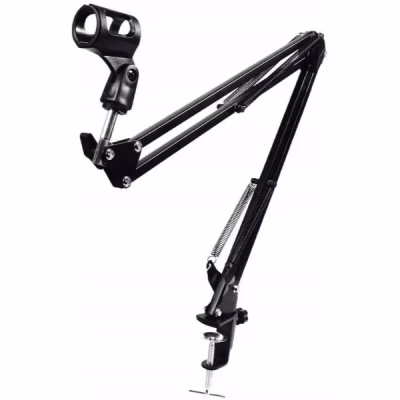 Trepied microfon Kaline, NB-37, Ajustare 360°, Negru - Suporturi si Stative - atMag.ro