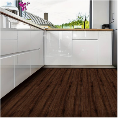 Set 10x Tapet top parchet, AT PERFORMANCE®, suprafata acoperire 1.8 mp, autoadeziv, waterproof, usor de montat, design modern, 30x60 cm, maro - Tapet - atMag.ro