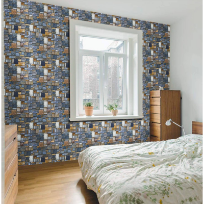 Set 10 x Tapet 3D Autoadeziv, At Performance, design modern, rezistent la apa, usor de curatat, dimensiuni 77x70cm - Tapet - atMag.ro