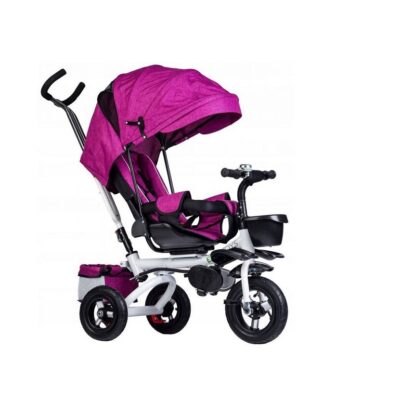 Tricicleta Pentru Copii, At Performance, Scaun Reversibil, 360, Pozitie de Somn, Roti din Cauciuc, Suport picioare, Pliabil, Loc depozitare - Triciclete - atMag.ro