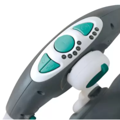 Leagan Electric de bebe, At Performance, Cu 7 melodii, 3 sunete naturale, 2 pozitii de reglare scaun, Albastru - Balansoare, leagane si hamace bebelusi - atMag.ro