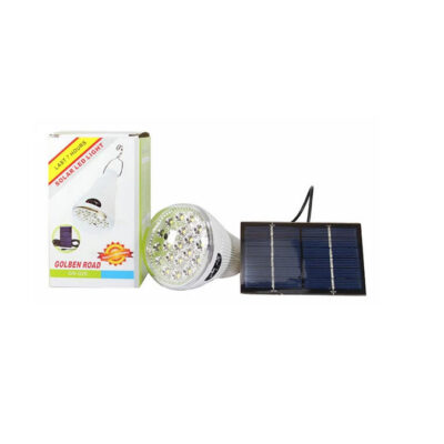 Bec LED KlaussTech Incarcare Solara, Functionare 7 h, Putere 12W, Exterior, Panou Solar 6V, Buton ON/OFF, Incarcare 6 - 10 h, Culoare Alb - Lampi solare - atMag.ro
