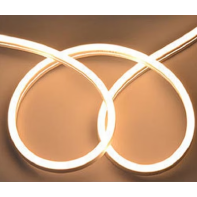 Furtun LED luminos, At Performance®, Neon flex slim trandafi, alb cald, 12V, Rola Banda Led, 5m - Benzi led - atMag.ro