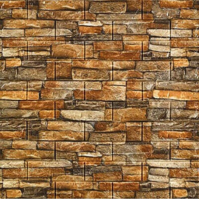 Rola Tapet 3D, autoadeziv/autocolant, At Performance, spuma moale, design modern, pentru interior, usor de curatat, rezistent la apa, 68cmx2.8m, model Caramida maro inchis - Tapet - atMag.ro