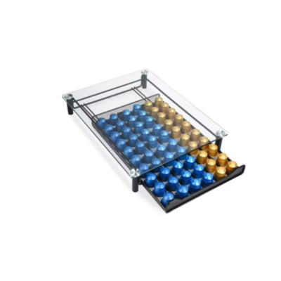 Organizator capsule, AT PERFORMANCE®, 60 capsule, 30 x 40 x 6, 5 cm - Accesorii si piese aparate cafea - atMag.ro