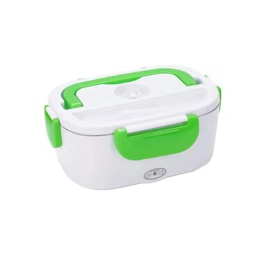 Caserola Termica pentru Mancare cu 2 Compartimente, AT PERFORMANCE, Volum 1 5L Putere 40W Pana la 50 Grade Verde - Organizare si depozitare - atMag.ro