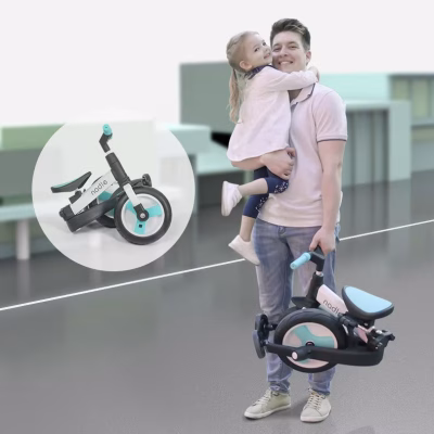 Bicicleta De Echilibru 5 In1, At Performance, Pliabila, Multifunctionala, Pedale Detasabile, Maner Parinte, Roti ajutatoare pliabile - Biciclete copii - atMag.ro