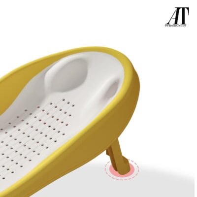 Suport baie copii, At Performance, 53x 28cm x 7cm, 20cm inaitime ridicat, anatomic, Galben - Igiena si ingrijire - atMag.ro