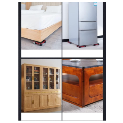 Kit complet pentru mutat si carat mobila, At Performance, reglare 360 grade, greutate maxima 200 kg, otel, albastru - Echipamente pentru transportat si ridicat - atMag.ro